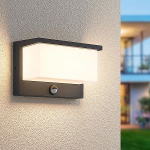 Antracytowa lampa zewnętrzna nowoczesna, Slimane, 13W, 3000K LED, IP54