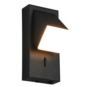 Czarny kinkiet nowoczesny, Lok, 3W, 3000K LED