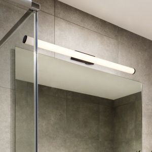 Czarny kinkiet łazienkowy nowoczesny, Staby, 8,6W, 3000K LED, IP44