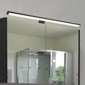 Czarny kinkiet łazienkowy nowoczesny, Celal, 11,5W, 3000K LED, IP44