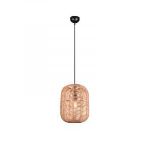 Czarna lampa wisząca vintage, Elham
