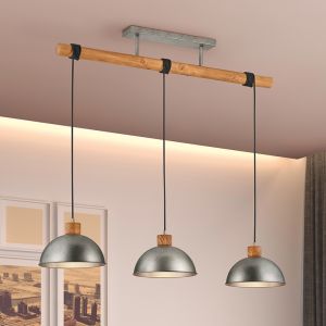 Niklowa lampa wisząca vintage, Amarey