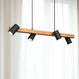 Czarna lampa wisząca nowoczesna, Kaso