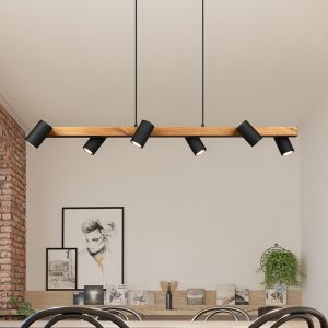 Czarna lampa wisząca nowoczesna, Kaso