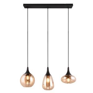 Bursztynowa lampa wisząca design, Sybren