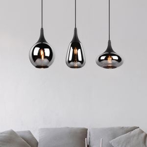 Czarna lampa wisząca design, Sybren