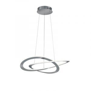 Niklowa lampa wisząca nowoczesna, Jamilla, 52W, 3000K LED