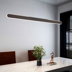 Czarna lampa wisząca nowoczesna, Dwayn, 28W, regulowana ciepła do zimnej bieli LED