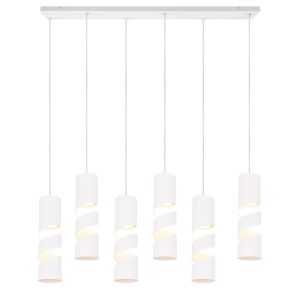 Biała lampa wisząca design, Marouan