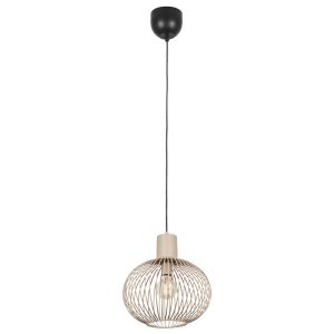 Beżowa lampa wisząca industrialna, Gjalt