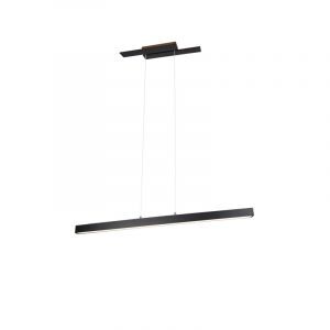 Czarna lampa wisząca nowoczesna, Thyra, 44W, 3000K LED