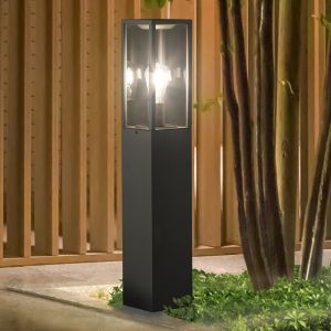 Antracytowa lampa zewnętrzna nowoczesna, Sanna, IP44
