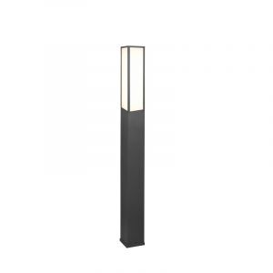 Antracytowa lampa zewnętrzna nowoczesna, Tessy, 15W, 3000K LED, IP54