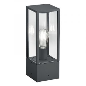 Antracytowa lampa stołowa ogrodowa nowoczesna, Sanna, IP44