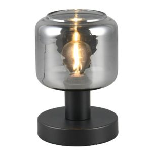 Szara lampa stołowa design, Lahcen