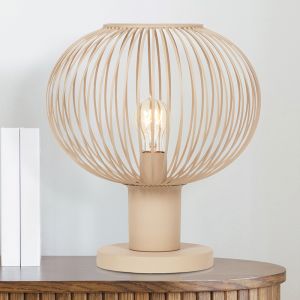 Beżowa lampa stołowa industrialna, Gjalt