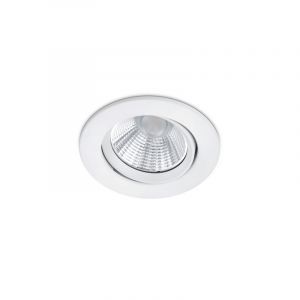 Biała oprawa podtynkowa łazienkowa nowoczesna, Imani, 5W, 3000K LED, IP23