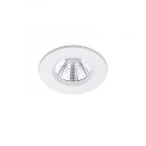 Biała oprawa podtynkowa łazienkowa nowoczesna, Iman, 5W, 3000K LED, IP65
