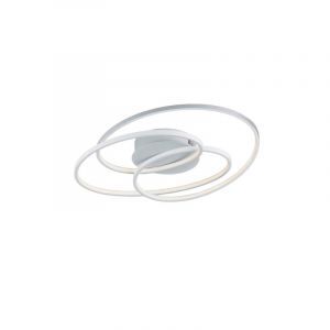Biały plafon sufitowy nowoczesny, Sabra, 38W, 3000K LED
