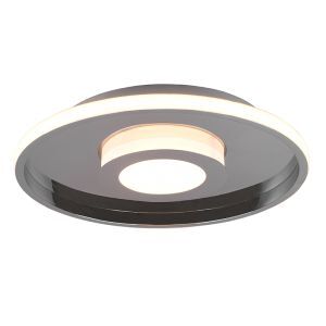 Chromowana lampa łazienkowa sufitowa nowoczesna, Kayla, 35W, 3000K LED, IP44