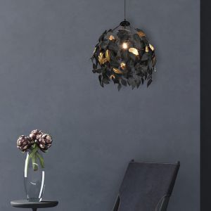 Czarna lampa wisząca retro, Urwa