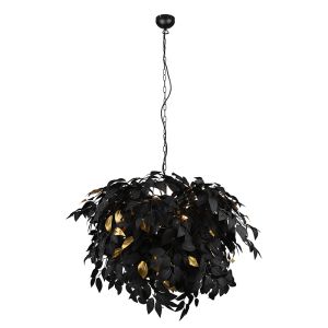 Czarna lampa wisząca retro, Urwa