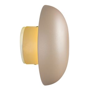 Brązowy kinkiet akumulatorowy metalowy, Khaoula, 1,5W, 3000K LED, ściemniana w 3 krokach