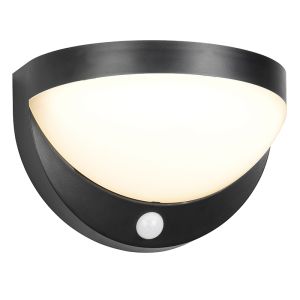 Czarny kinkiet solarny zewnętrzny nowoczesny, Mutlu, 8W, 4000K LED, IP44