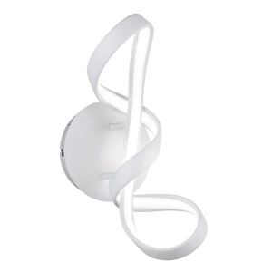 Biały kinkiet design, Renso, 18W, 4000K LED, ściemniana w 3 krokach