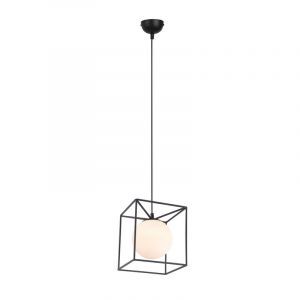 Biała lampa wisząca nowoczesna, Muleby
