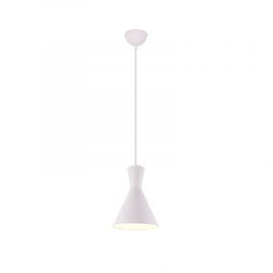 Biała lampa wisząca nowoczesna, Mindy