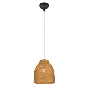 Papierowa lampa wisząca brązowa, Lidwien