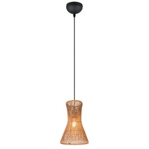 Papierowa lampa wisząca brązowa, Qasim