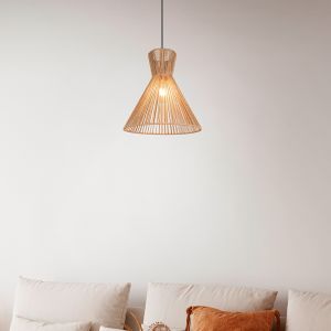 Papierowa lampa wisząca brązowa, Ramazan