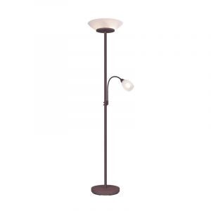 Rdzawa lampa do czytania stojąca nowoczesna, Larry