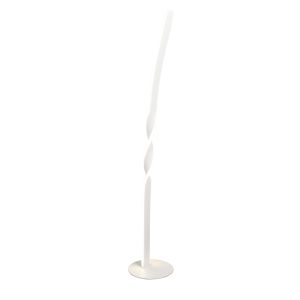Biała lampa stojąca design, Quirinus, 19W, 4000K LED, z przełącznik