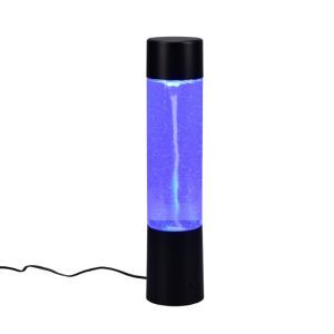 Czarna lampa stołowa nowoczesna, Mehdi, 1W, RGB LED, z przełącznik