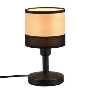Drewniana lampa stołowa nowoczesna, Ying, z przełącznik