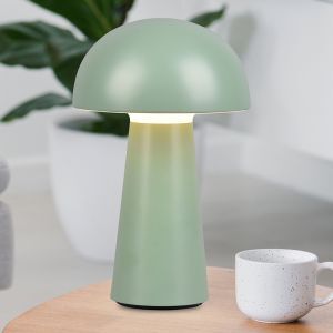 Zielona lampa stołowa ogrodowa nowoczesna, Rachelle, 2W, 3000K LED, IP44, ściemniana w 3 krokach