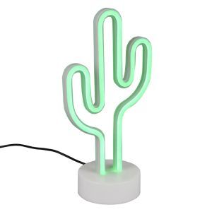Zielona lampa stołowa dla dzieci plastikowa, Setian, 1W, 3000K LED