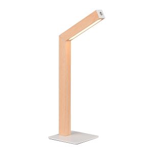 Drewniana lampa stołowa akumulatorowa nowoczesna, Reijer, 2W, 3000K LED, z dotykowy ściemniacz