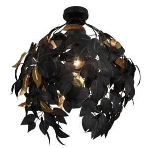Czarna lampa sufitowa retro, Urwa