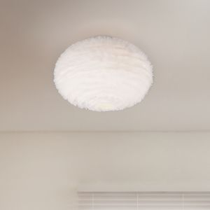 Beżowa lampa sufitowa tkanina, Vijay