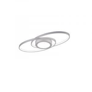 Ciemnoszary plafon sufitowy nowoczesny, Sarama, 27W, 3000K LED