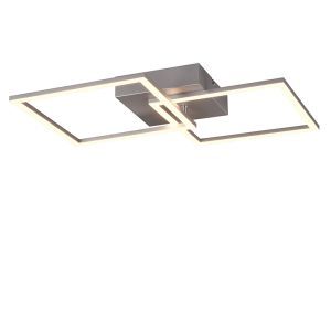 Szary plafon sufitowy nowoczesny, Margaux, 20W, 3000K LED