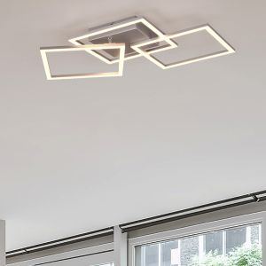 Chromowany plafon sufitowy nowoczesny, Margaux, 31W, 3000K LED