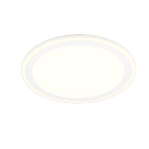 Biały plafon sufitowy nowoczesny, Omaima, 11W, 3000K LED