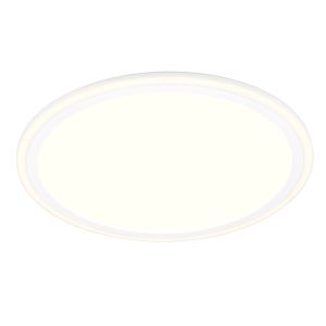 Biały plafon sufitowy nowoczesny, Omaima, 17W, 3000K LED