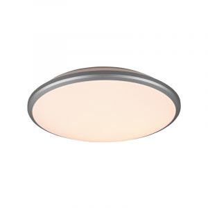 Szary plafon sufitowy nowoczesny, Celine, 20W, 3000K LED, ściemniana w 3 krokach
