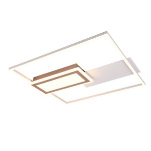 Szary plafon sufitowy design, Shun, 32W, regulowana ciepła do zimnej bieli LED